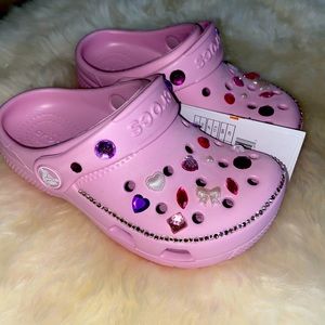 Gorgeous Custom Bling Crocs! Childrens size 10 NWT